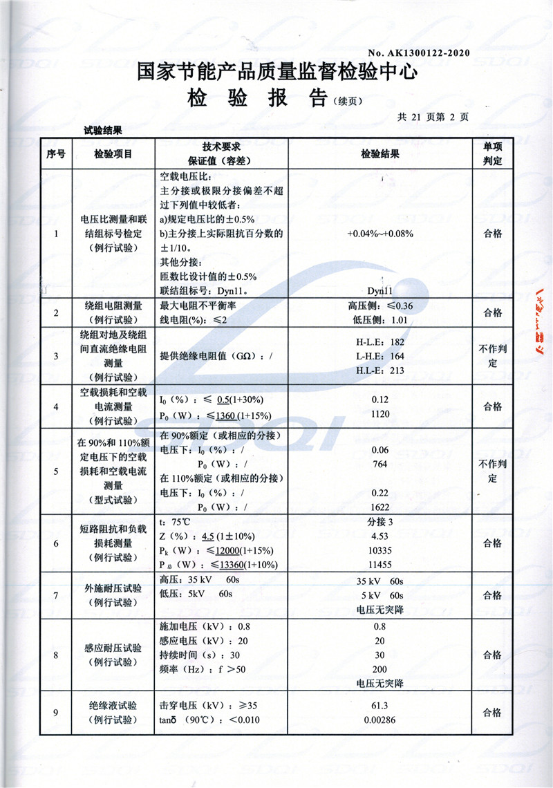 高低压试验报告-S11-1250寿光寿光寿光油浸式变压器-2.jpg